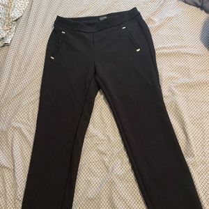 Stretchy black dress pants